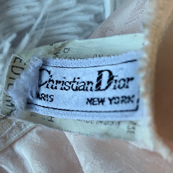 Vintage Christian Dior Petal Pink Lace Detail Slip - Picture 2 of 16